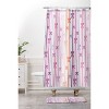 Deny Designs KrissyMast Bow Striped Shower Curtain Pink - 3 of 3