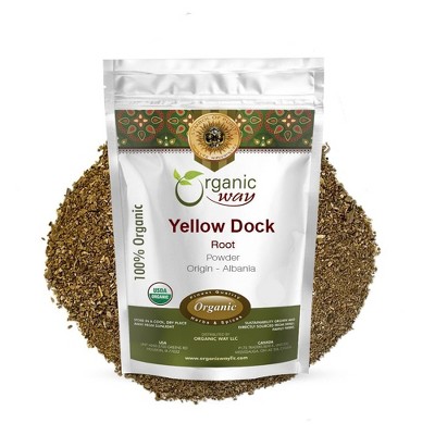 Organic Yellow Dock Root Powder 8 Oz
