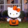 Hello Kitty 3' Airblown in Jack O'Lantern Outfit Halloween Inflatable Decoration - 4 of 4