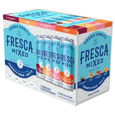 Fresca Mixed Vodka Spritz Variety Pack Gluten-Free Canned Cocktail #2 - 8pk/355ml Cans