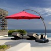 GRANDPATIO 11 Ft Aluminum Offset Patio Cantilever Umbrella with Base - 4 of 4