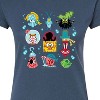 Women's - Spongebob Squarepants - Spongebob: The Search For Squarepants Grid Fitted Graphic T-Shirt - 2 of 4