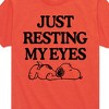 Boys' - Peanuts - Resting My Eyes Snoopy Short Sleeve Graphic T-Shirt - 2 of 4