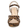 Allegra K Women's Slingback Crisscross Strap Strappy Platform Stiletto Heels Sandals - 3 of 4