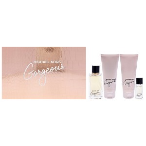 Gorgeous by Michael Kors for Women - 4 Pc Gift Set 3.4oz EDP Spray, 0.17oz EDP Spray, 3.4oz Body Lotion, 3.4oz Shower Gel - 1 of 4