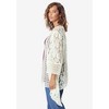 Roaman's Women's Plus Size Lace Duster Jacket - 4 of 4