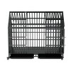 FURNIinspire Pet Crates and Houses 52 Inches Premium Heavy Duty Dog Crate with Removable Top and Wheels for Large Breed Dogs, Black, 45"*29.5"*52" - 3 of 4