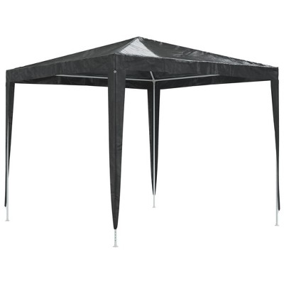 vidaXL Professional Party Tent 8.2'x8.2' Anthracite 0.3 oz/ftÂ²