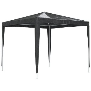 vidaXL Professional Party Tent 8.2'x8.2' Anthracite 0.3 oz/ftÂ² - 1 of 4