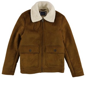 Club Room Mens Faux Suede Bomber Jacket - 1 of 1