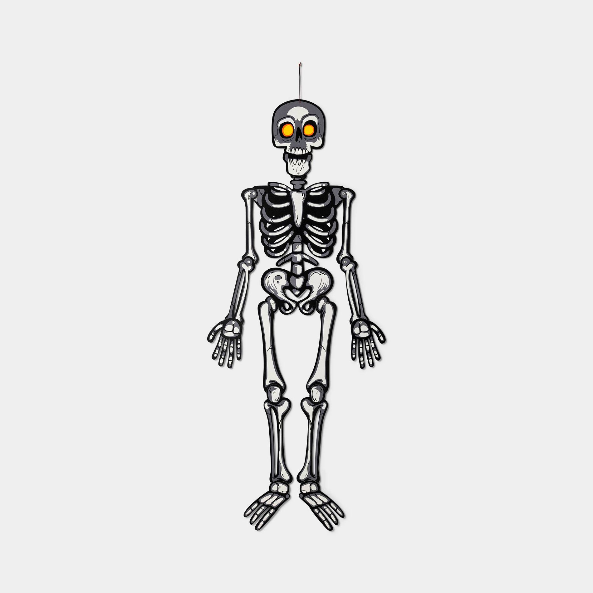 50"x14.5" Skeleton and Bone Large Paper Wall Décor - Hyde and EEK! Boutique™: Halloween
