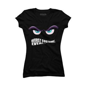 Junior's Design By Humans Worst Costume Ever (Halloween) By Editive T-Shirt