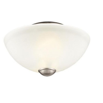 Somerset Sleek Brushed Nickel LED Bowl Flush Mount Light