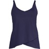 Lands' End Lands' End Women's Plus Size DD-Cup Chlorine Resistant V-Neck Tulip Hem Tankini Swimsuit Top - 3 of 4