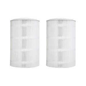 Nispira Premium Foldable HEPA Particle and Activated Carbon Filter Replacement for Blueair Blue Pure 411, 411+ & MINI Air Purifiers. 2 Filters - 1 of 4