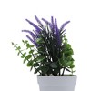Unique Bargains Artificial Plants Lavender Sprig Plastic 3.94"x3.94"x10.24" 1 Pcs - 4 of 4