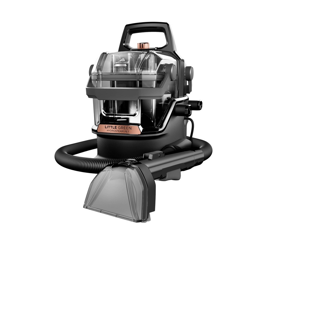 Bissell Little Green HydroSteam Pet - 3605: Portable Carpet Cleaner, Heated Cleaning, Pet Hair Pick Up, 64 oz Tank