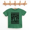 The Juniper Shop Bruh It's My Birthday Checkered Youth Short Sleeve Tee - 2 of 4