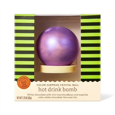 Halloween White Crystal Ball Hot Chocolate Bomb - 2.5oz - Favorite Day™  