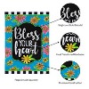 Evergreen Floral Blessings Garden Applique Flag 12.5 x 18 Inches Indoor Outdoor Decor - 4 of 4