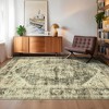 Washable Living Room Area Rug Large Vintage Printed Accent Carpet Non Shedding Oriental Distressed Floor Cover Foldable Indoor Mat - 2 of 4