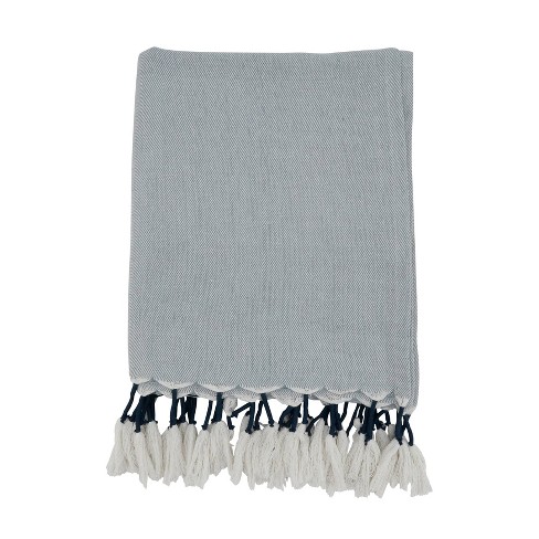 Boho tassel online throw