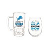 Evergreen Detroit Lions, Stemless 17OZ Wine & Beer 16 OZ Gift Set - 3 of 4