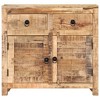 vidaXL Sideboard 27.6 in.x11.8 in.x26.8 in. Solid Wood Mango - 2 of 4