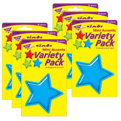 6pk 36 per Pack Gumdrop Stars Mini Accents - TREND