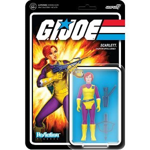 Super7 - Super7 - G.I. Joe - Reaction Figures - Scarlett (DIC Purple) - 1 of 4