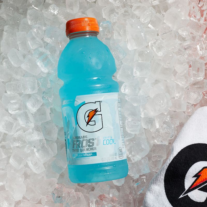Gatorade Frost Glacier Freeze Sports Drink - 12pk/12 fl oz Bottles, 2 of 6