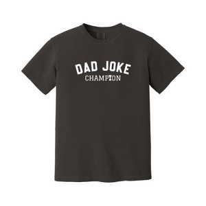 Simply Sage Market Men's Dad Joke Champion Short Sleeve Garment Dyed Tee - 1 of 2
