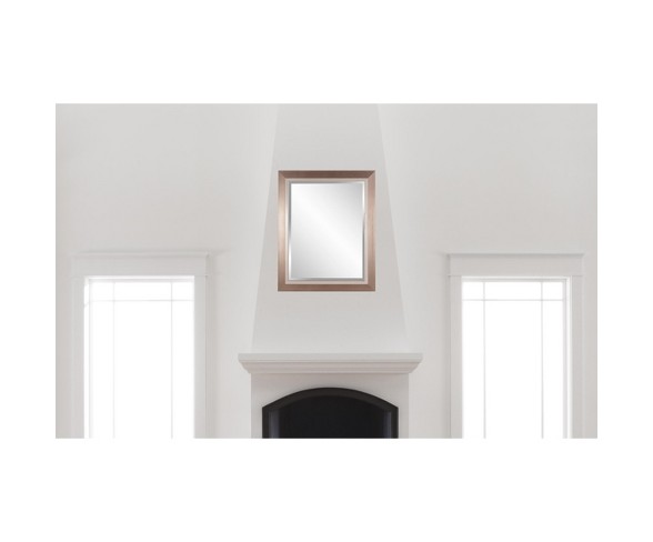 Rectangle Chicago Decorative Wall Mirror Silver - Howard Elliott