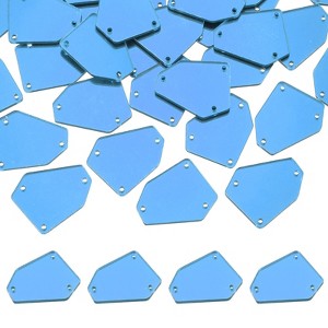 Unique Bargains DIY Sew on Acrylic Irregular Mirror for Evening Dresses Cloth 50 Pcs - 1 of 4