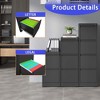 3 Drawer Mobile File Cabinet with Lock, Anti Tilt Design, Corrosion-Resistant Coating Steel Filing Cabinets  A4, Letter, Legal Size Files - 3 of 4