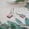Liora Dangle Earrings for Women Emerald Cut Cubic Zirconia Hook Ginger Lyne Collection - 2 of 4
