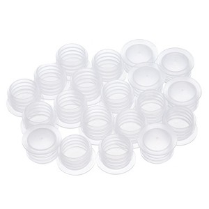 Unique Bargains Plastic Salt Shaker Stoppers Replacement Plug Bottle Cap 20 Pcs - 1 of 4