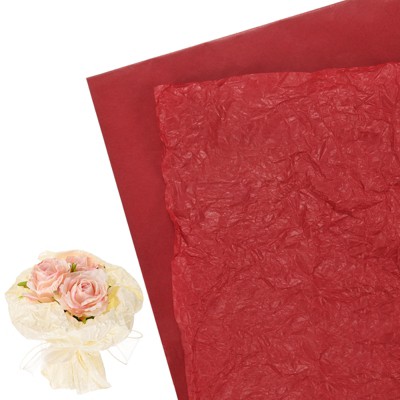 Unique Bargains Floral Durable Waterproof Gift Wrap Paper 18 Pcs