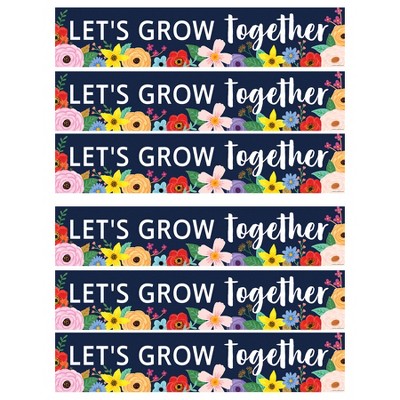 Teacher Created Resources® Wildflowers Let's Grow Together Banner, 8