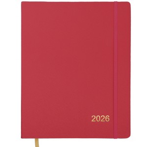 2026 Textured Cover Weekly Monthly Planner, 8"x10": 14 Months (Nov 2025-Dec 2026) / 2026 Calendar / 2026  Organizer (Pink) - 1 of 4