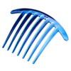 Unique Bargains French Twist 7 Teeth Comb Small Side Combs Teeth Hair Combs Hair Clip Comb Resin 4.1"x3.31" 2 Pcs - image 3 of 4