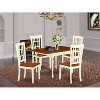 5-Piece Buttermilk and Cherry Solid Wood Top - Dining Room Set  - Seats 4 - 2 of 4