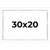 PosterPalooza | Modern Shadow Box 1" Depth White Picture Frame - UV Acrylic, Backing Board, Hanging Hardware - 2 of 4
