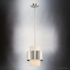 Urban Ambiance Luxury Modern Indoor Pendant,  11-1/4''H x 9-1/2"W x 9-1/2''D,  Brushed Nickel Finish, UHP4853 - 4 of 4