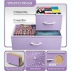 Sorbus 5 Drawers Dresser- Storage Unit with Steel Frame, Wood Top, Fabric Bins - for Bedroom, Closet, Office and more - 4 of 4