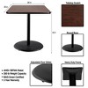 Hampden Furnishings 42" Bennet Collection Square Dining Bar Height Table - 4 of 4