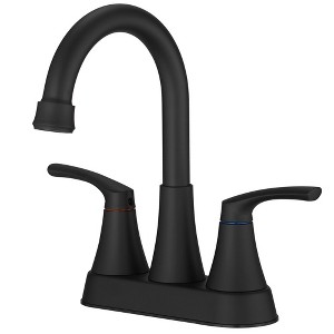 BWE 4 in. Centerset 2-Handle High-Arc Bathroom Faucet - 1 of 4