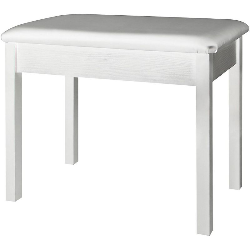 On-Stage Keyboard/Piano Bench (White) White, 1 of 2