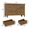 7 Drawer Dresser for Bedroom, Chest of Drawers with Deep Drawers, Closet Dressers with Metal Handle, Thickened Desktop - 2 of 4