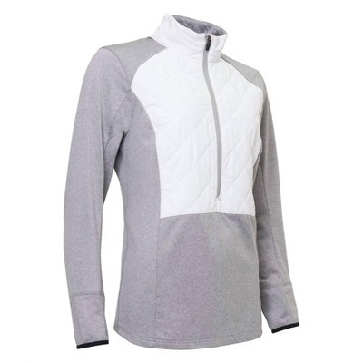 Women's Wo’s Troon Warm and Windproof Hybrid Half-Zip Jacket - Abacus Sportswear US